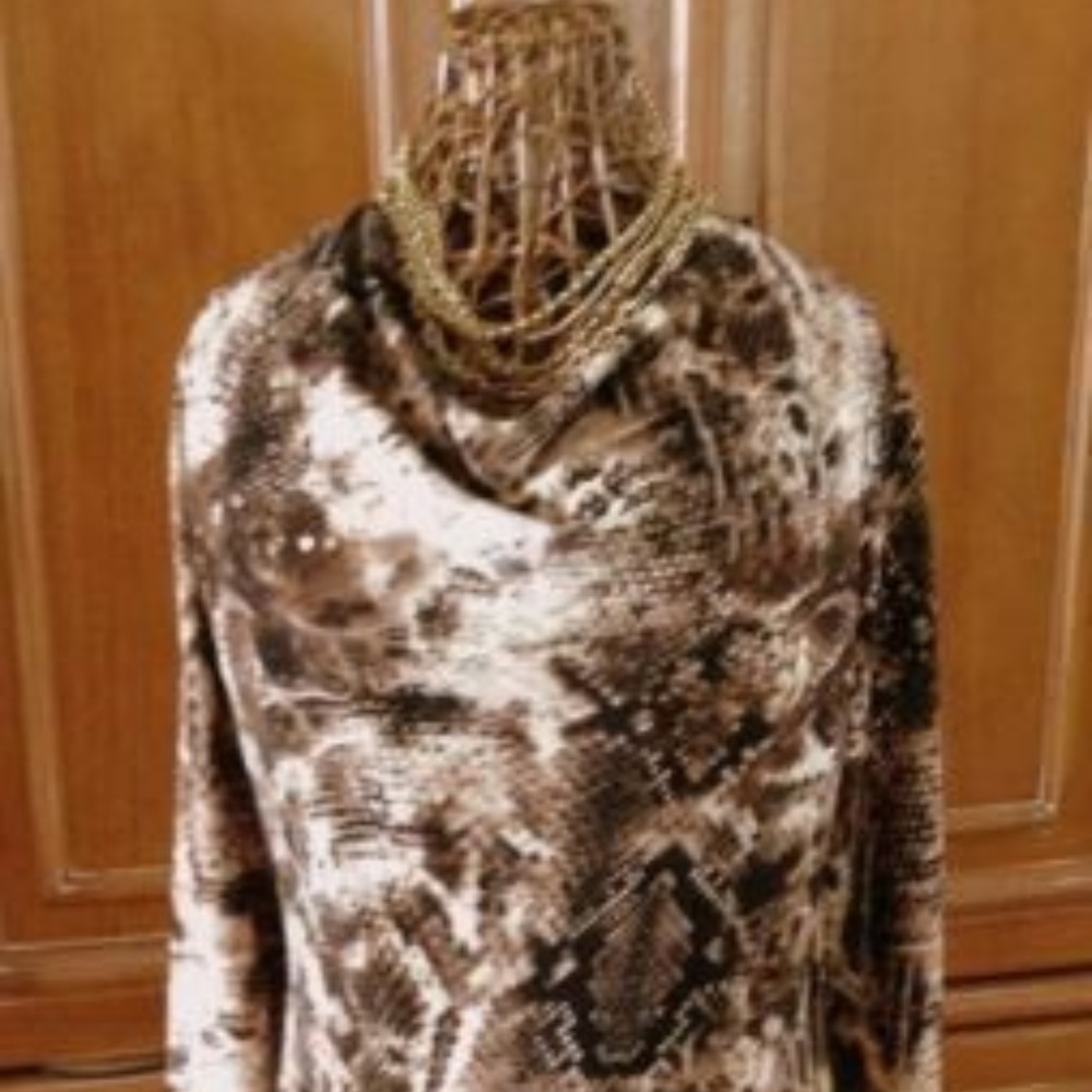 Double D Ranch Exotic Python Snakeskin Velvety Tu… - image 6